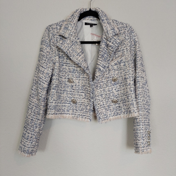 Fore Tweed Cropped Blazer Size Small NWOT - Picture 1 of 6